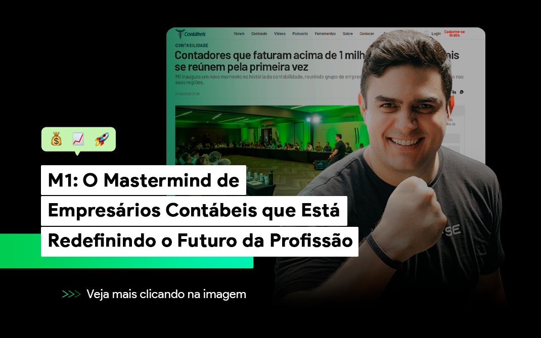O M1 é a elite dos empresários contábeis: inovação, estratégia e networking para transformar o mercado contábil no Brasil.